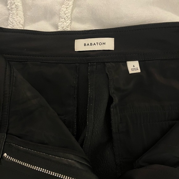 Size 6 black leather pants - Picture 2 of 4